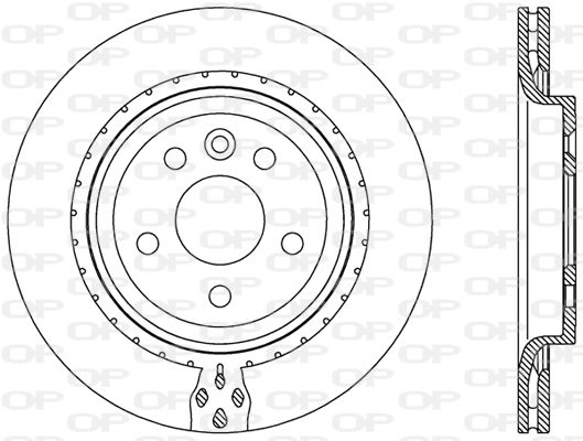 OPEN PARTS Тормозной диск BDR2458.20